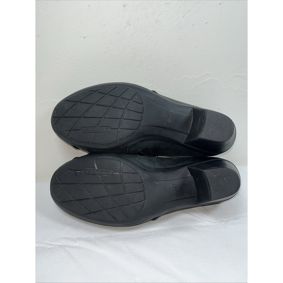 Abeo B.I.O Womens Rikki Black Leather Zip Loafer Bootie Shoes Sz 9.5M Comfort - Picture 10 of 16